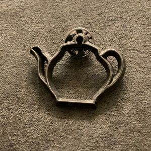 Ann Clark Cookie Cutter Pewter Pin signed 1996